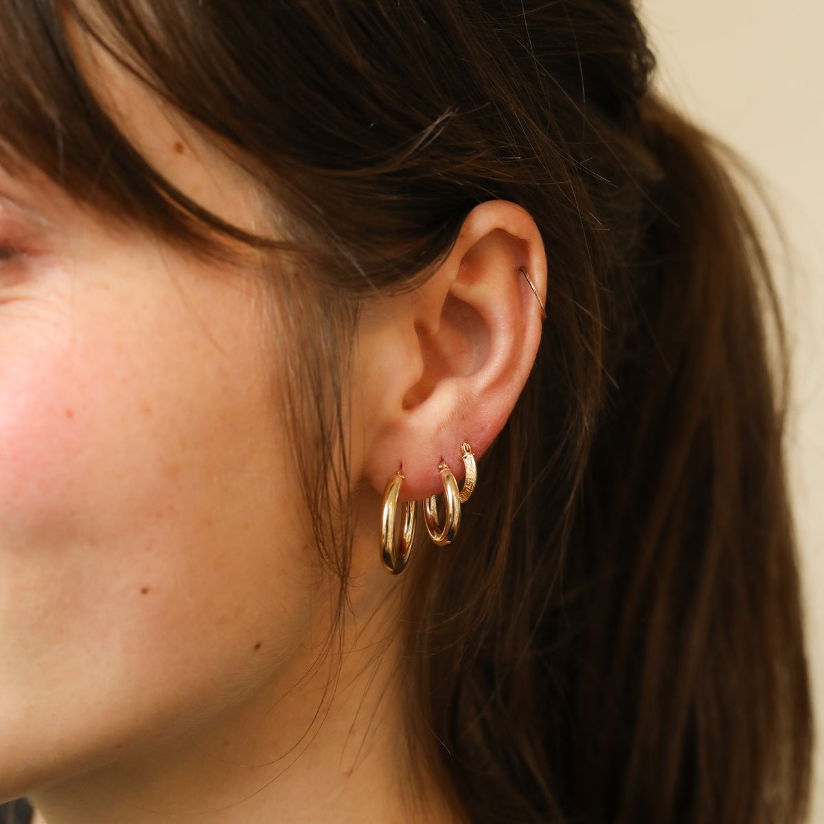 14K Gouden Creolen | 16 mm