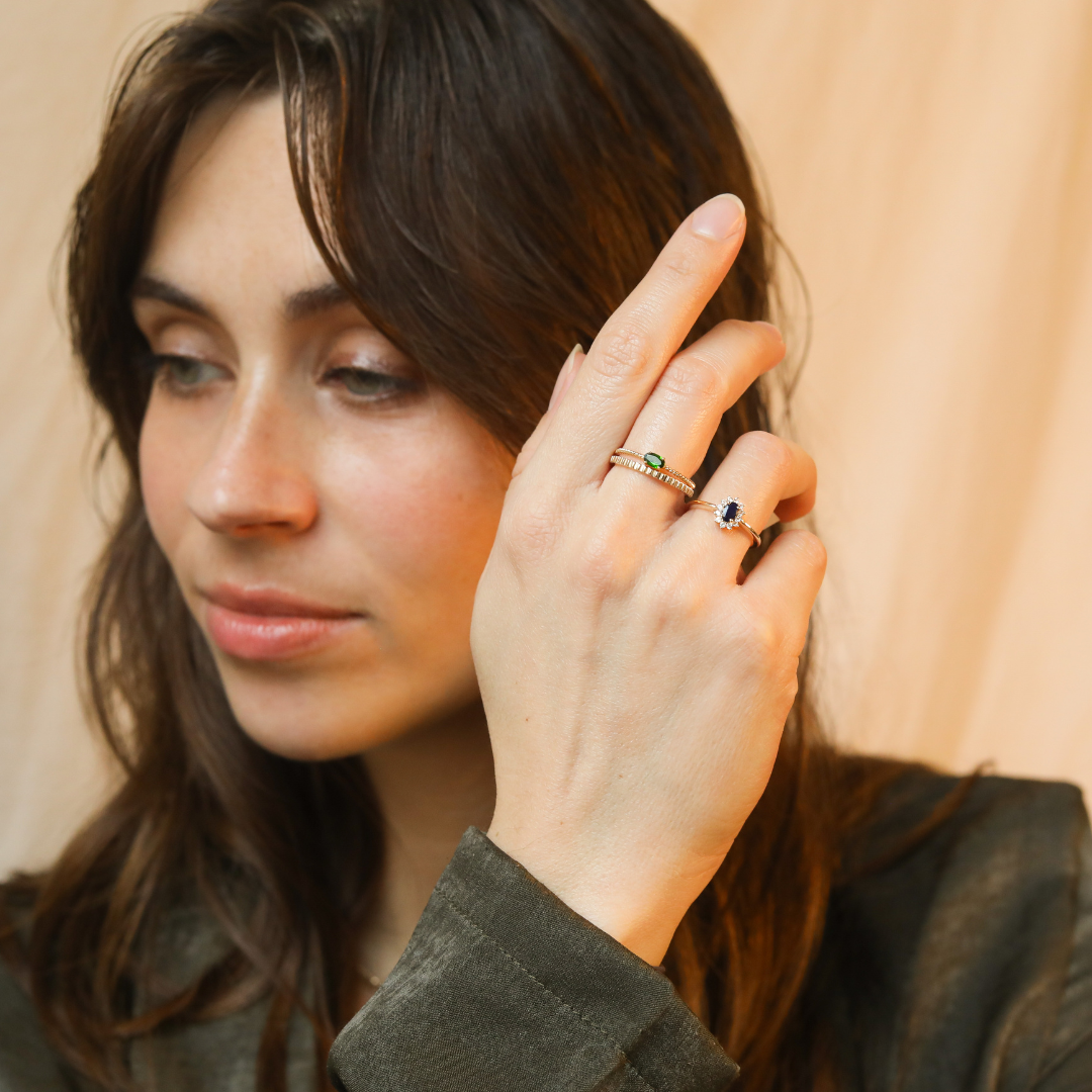 Lady D Sapphire ring | 9K